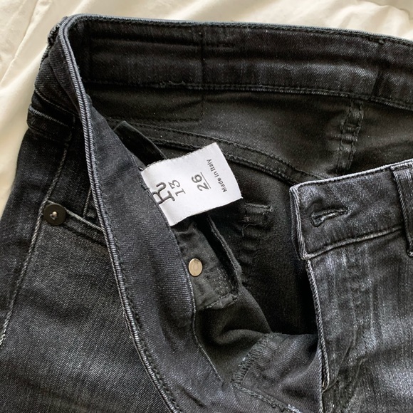 R13 black washed woman jeans - Picture 3 of 4